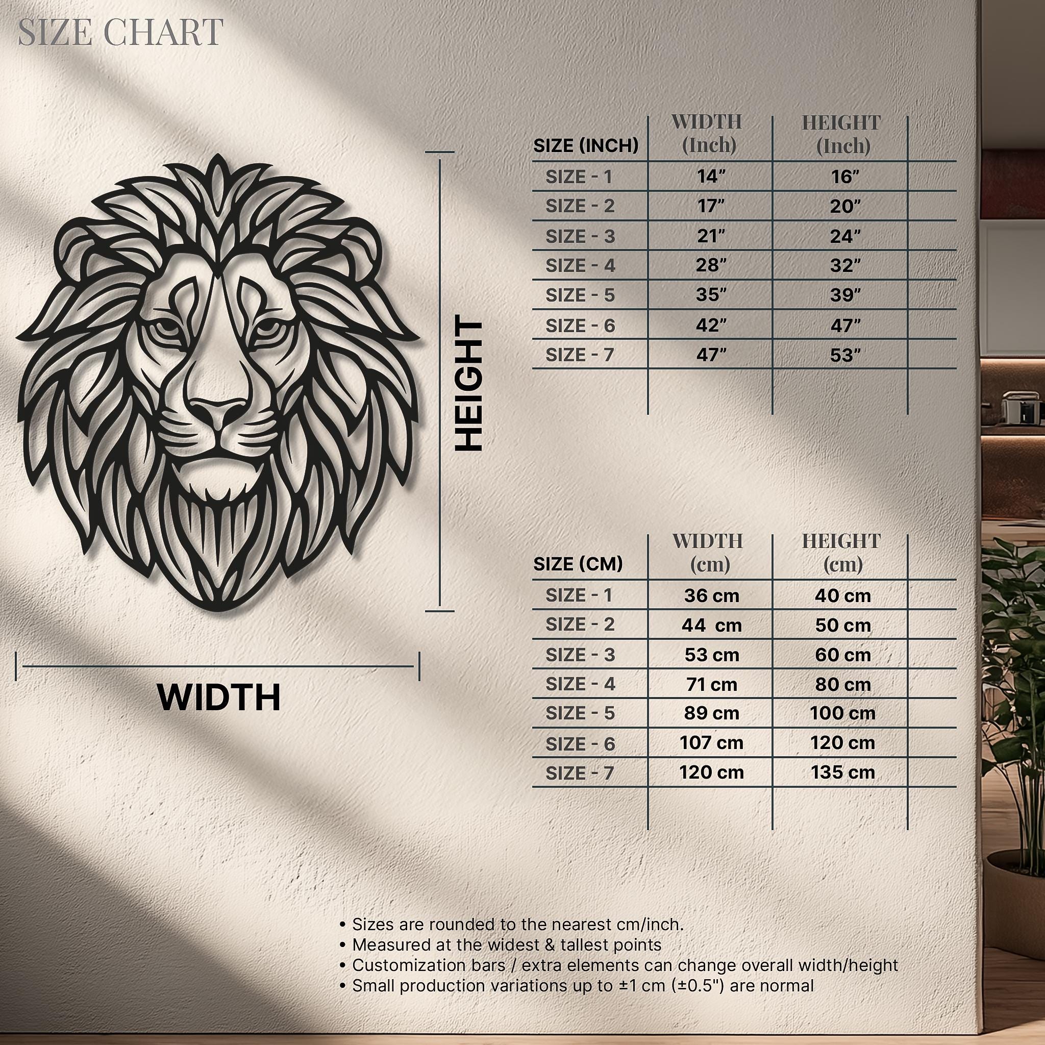 Custom Family Name Lion Sign, Personalized Leo Zodiac Gift, King of the Jungle Decor, Safari Nursery Art, Office Gift for Boss Men image 4