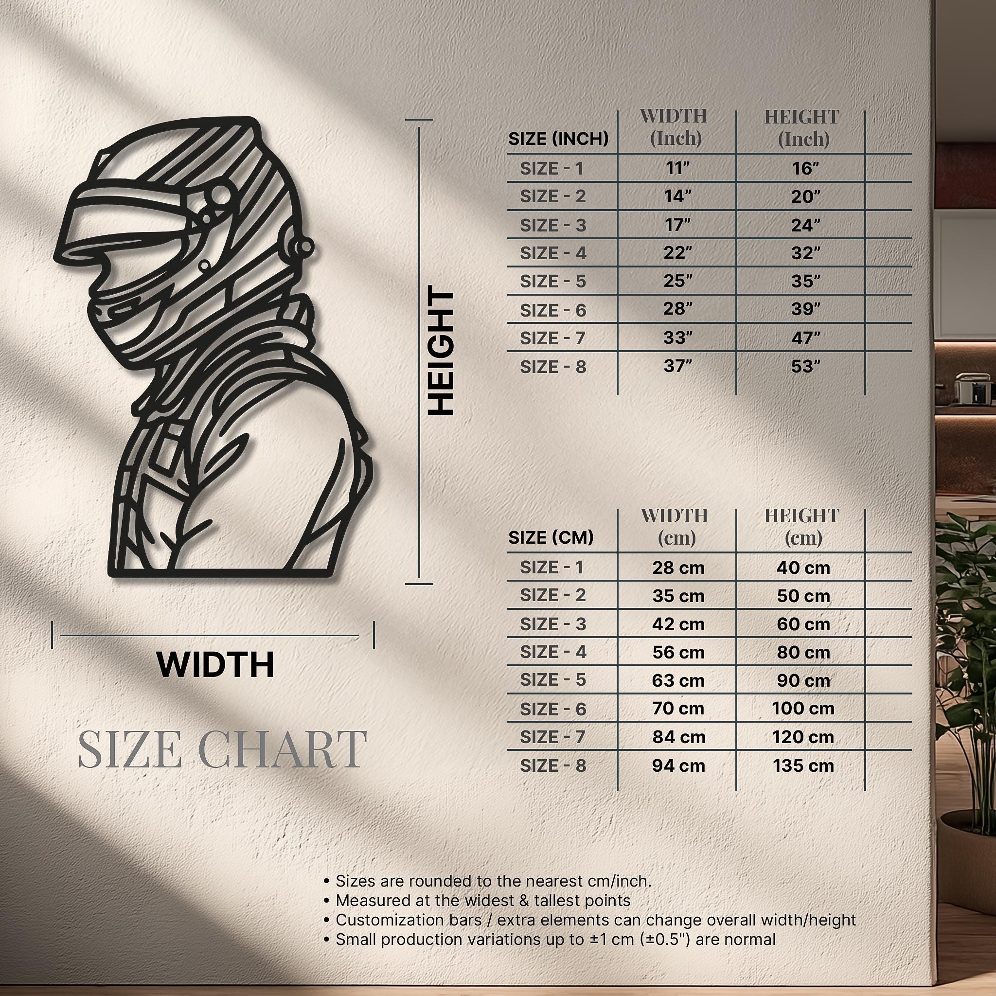 Minimal openwheel wall decor in bright modern entryway. Racing fan gift idea and motorsports style art print made from black powder-coated metal.